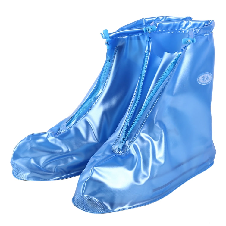Fashion PVC Non-slip Waterproof Thick-soled Shoe Cover Size: M, Size: M