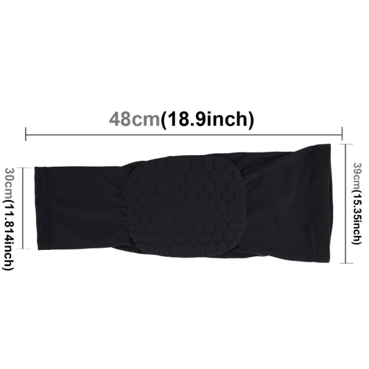 1 PC Beehive Shaped Sports Collision-resistant Lycra Elastic Knee Support Guard, Long Version, Size: XL, XL