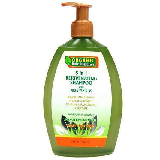 Organic Hair Energizer 5-in-1 Rejuvenating & Strengthening Shampoo for All Hair Types 385ml/13.02 oz