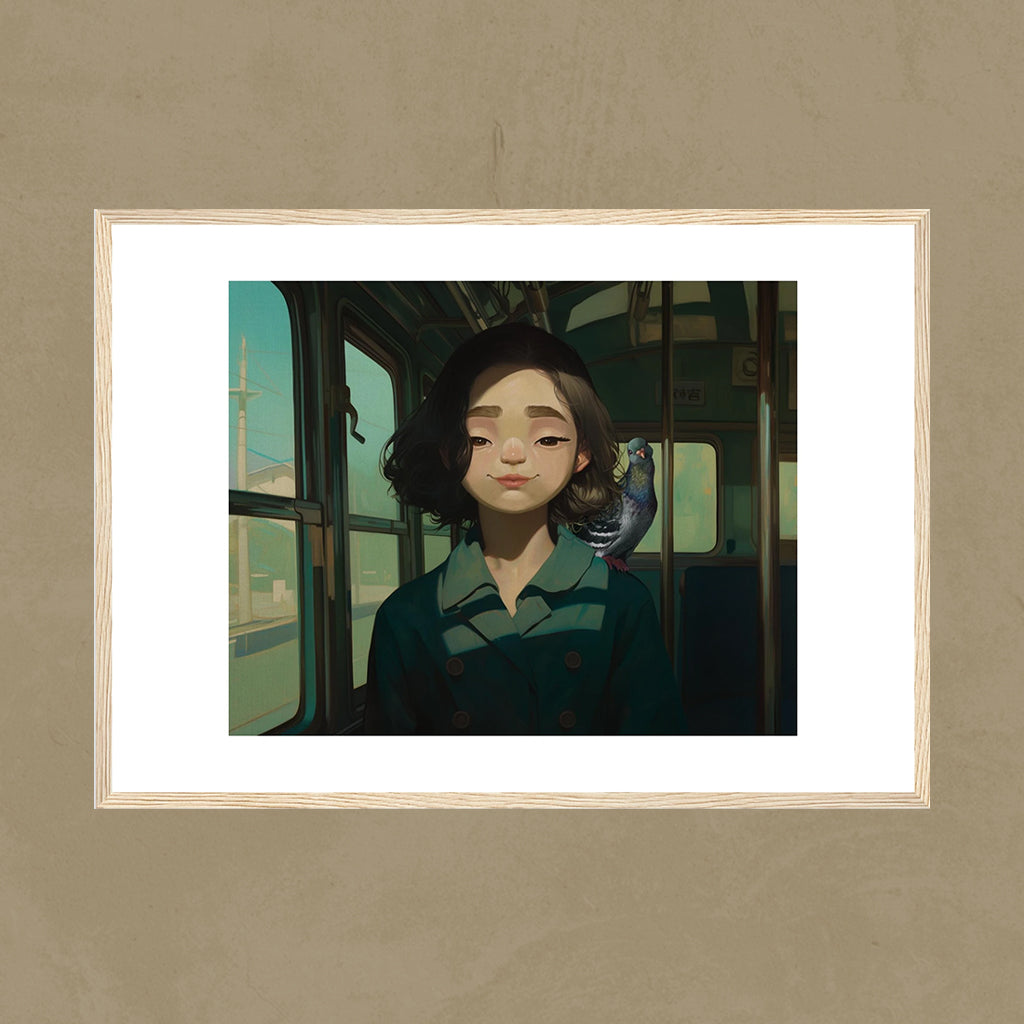 Bebe Wahyu - 'Joyful Journey' Framed Print