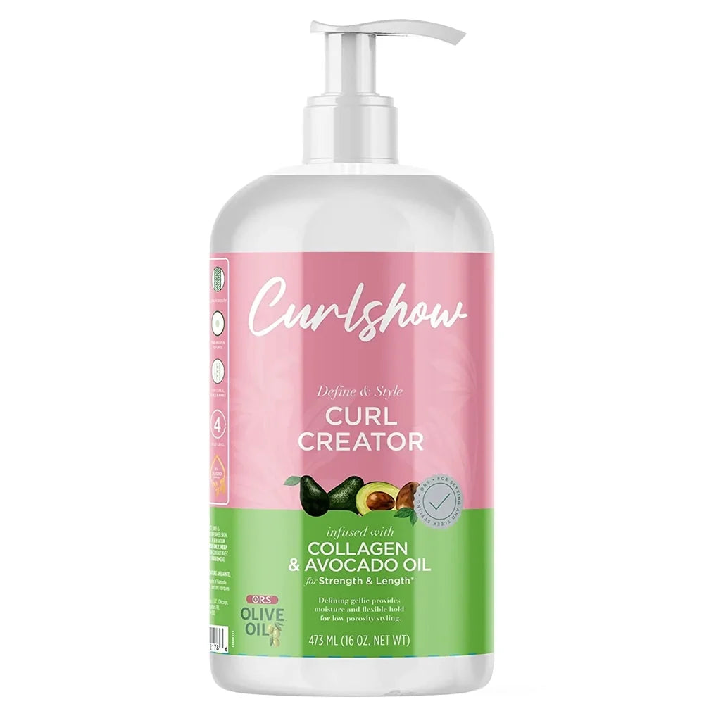 ORS Olive Oil Curlshow Curl Creator 16 oz | Elongating & Volumizing Jelly