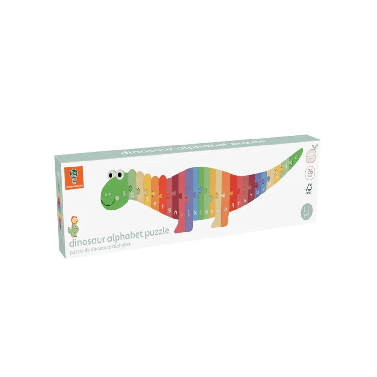 Orange Tree Toys Dinosaur Alphabet Puzzle