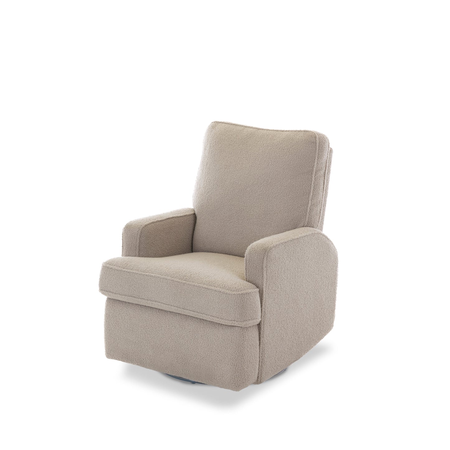 Madison Electric Swivel Glider Recliner Chair - Teddy Fabric Truffle