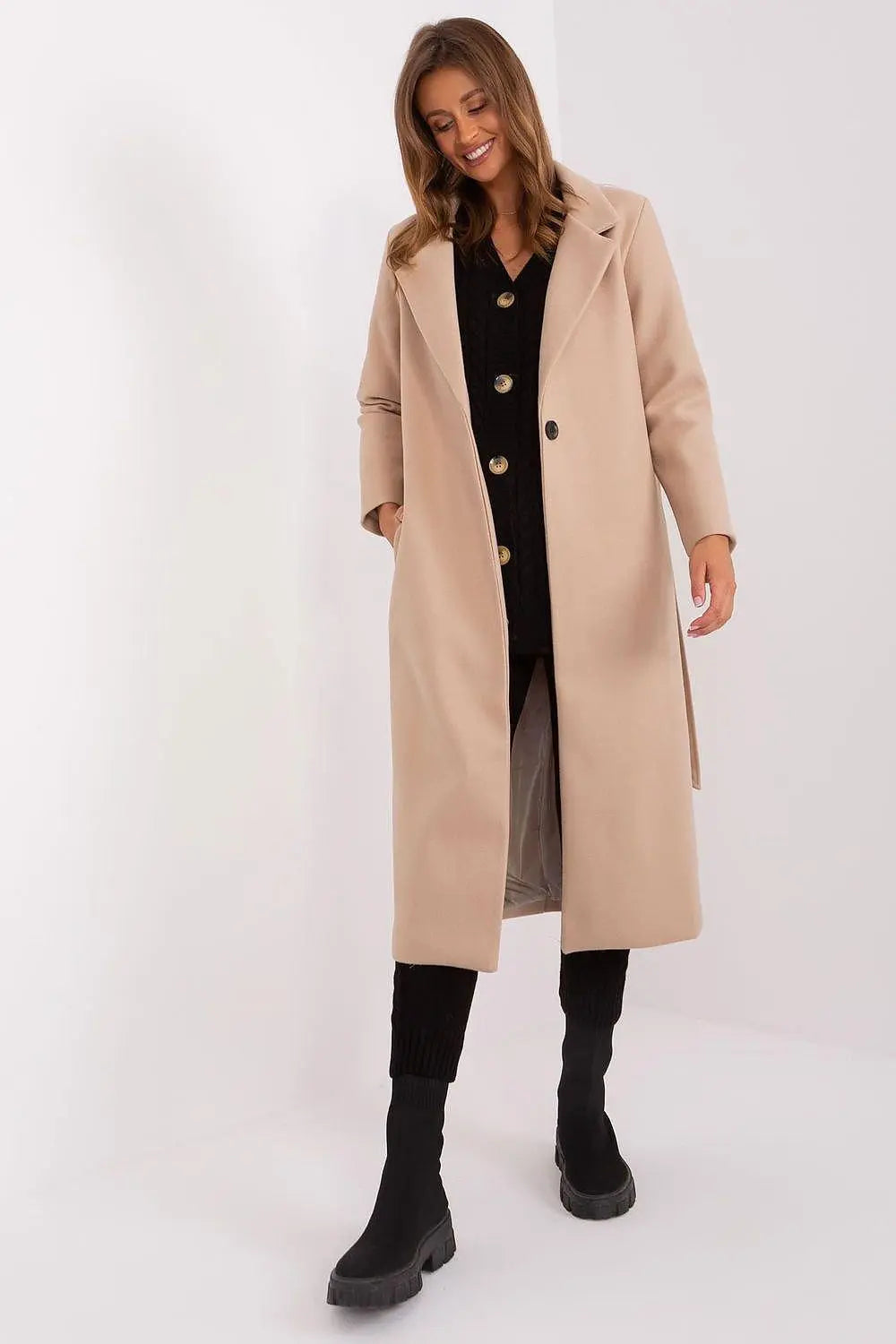 Och Bella long transitional coat