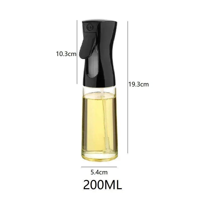 Oil Spray for Cooking - Reusable Olive Oil Dispenser Bottle Mist Sprayer Accessory for Kitchen