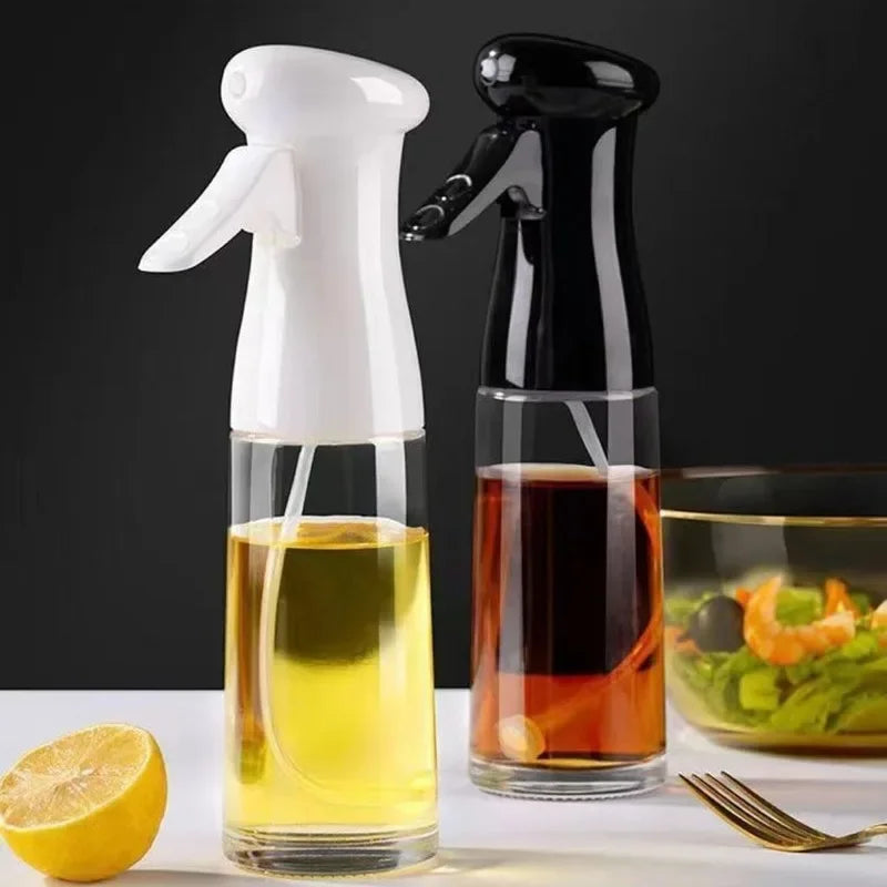 Oil Spray for Cooking - Reusable Olive Oil Dispenser Bottle Mist Sprayer Accessory for Kitchen