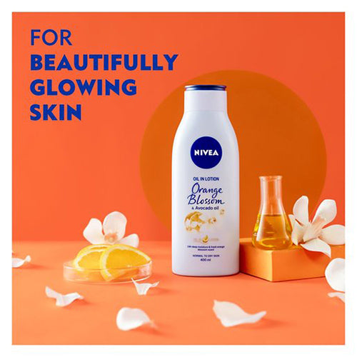 Nivea Orange Blossom Body Lotion for Hydrated, Fragrant Skin 400 ml