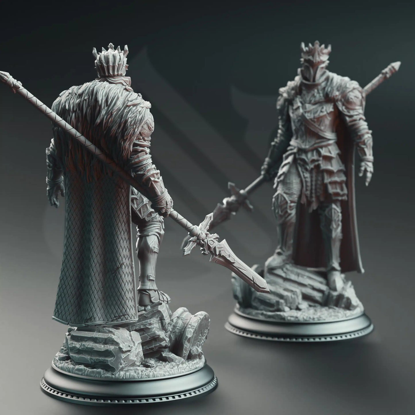 Orsinius the Faithless Knight of Pride - 3D Printed Paladin Character Miniature