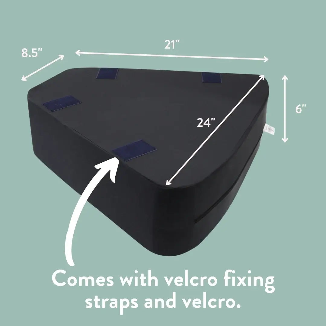 Post-Surgery Hip Abduction Wedge – Leg Separator Pillow with Velcro Straps