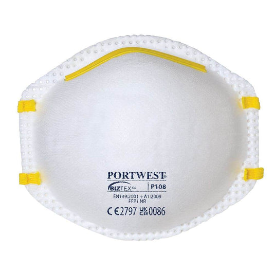 Portwest P108 FFP1 Respirator Blister Pack (3 Pack)