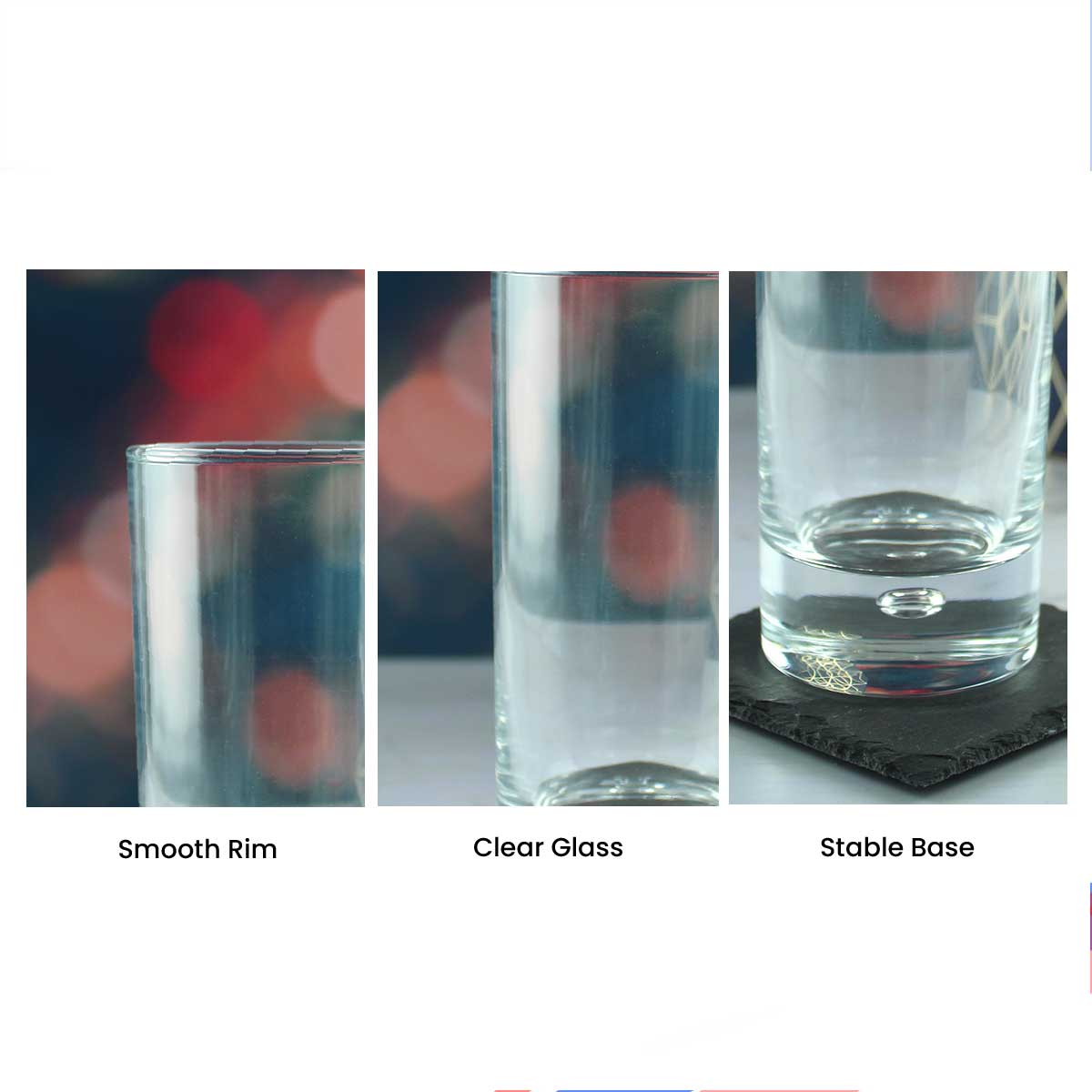 Engraved Bubble Hiball with Name's Gin Glass Design