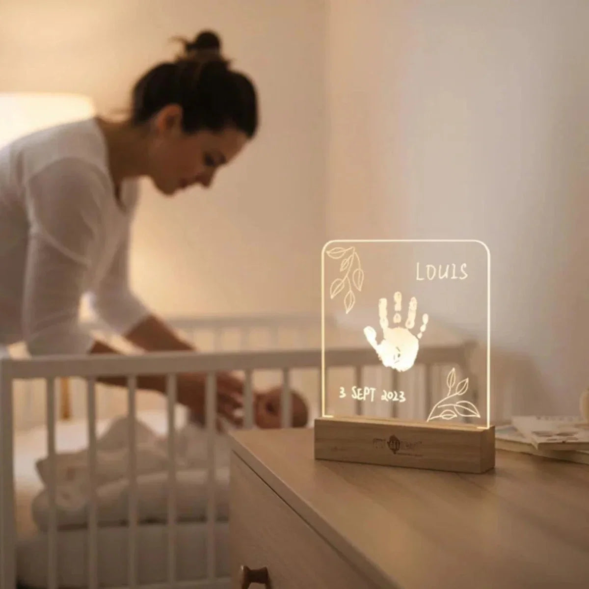 Petit Artichaut Illuminated Frame - Olive Tree