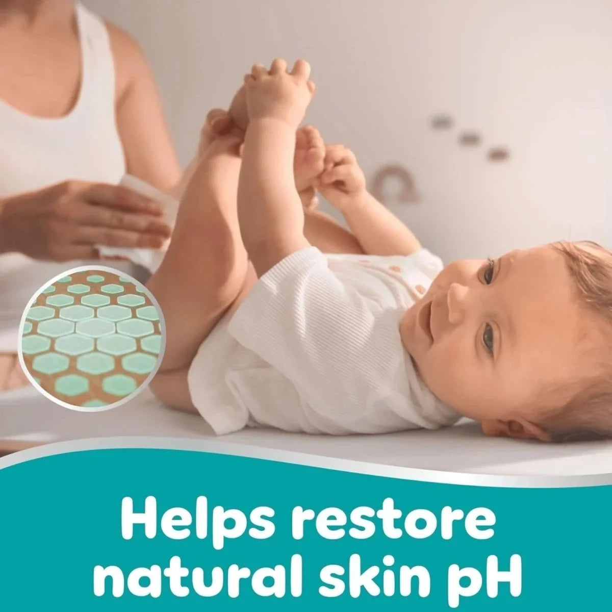 Pampers 99% Water Plastic Free Baby Wipes 12x60 pcs