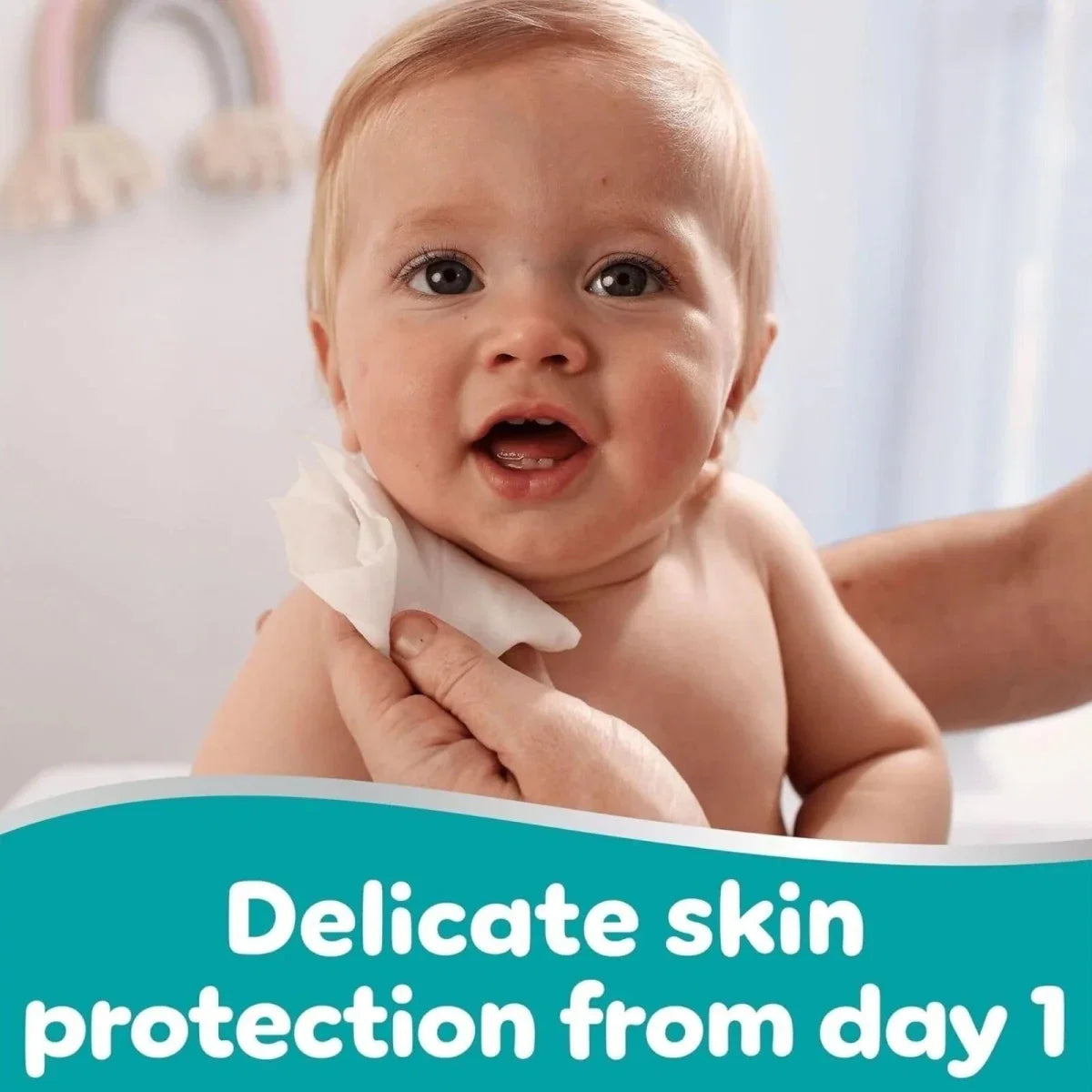 Pampers 99% Water Plastic Free Baby Wipes 12x60 pcs