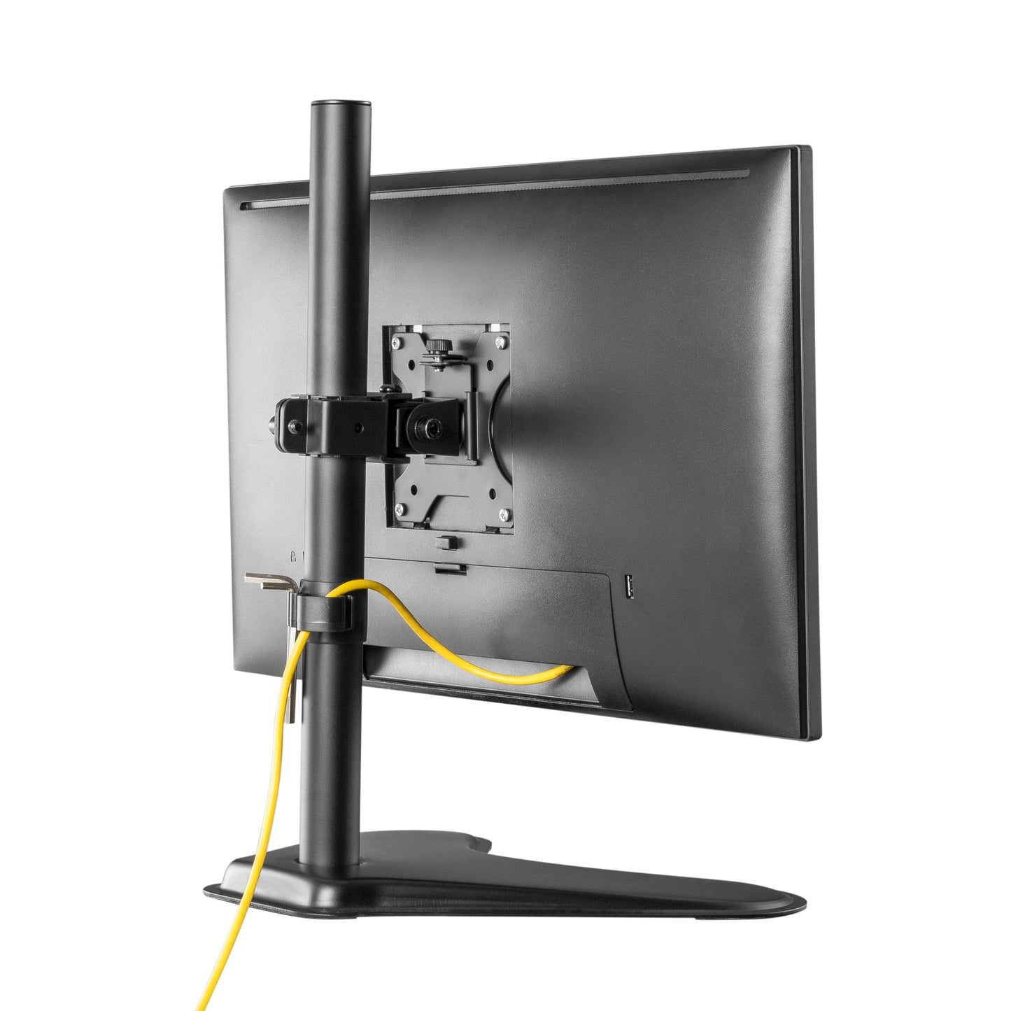 ProperAV Desk Monitor Stand 17" - 34" Freestanding Base VESA Max 100x100