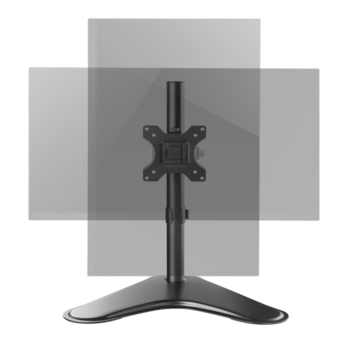 ProperAV Desk Monitor Stand 17" - 34" Freestanding Base VESA Max 100x100