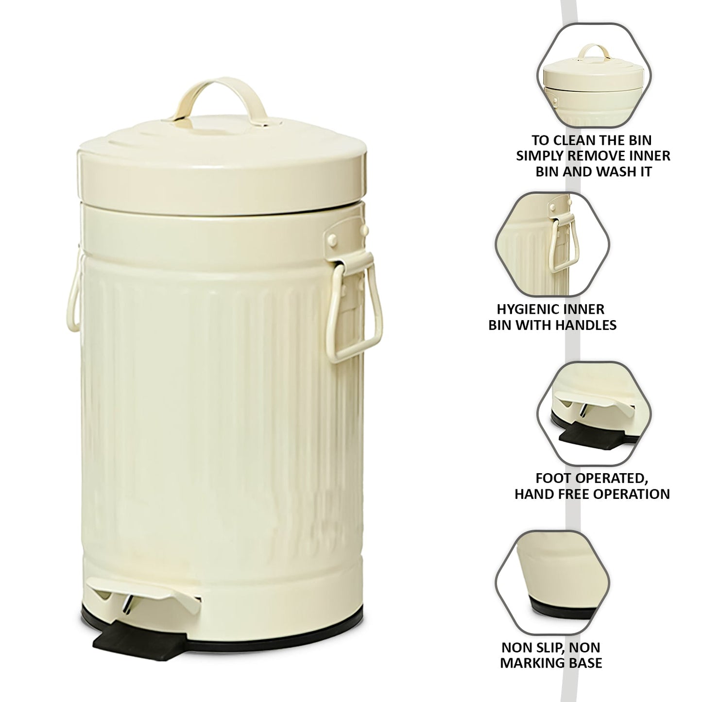 30 Litre Pedal Bin Kitchen Bathroom