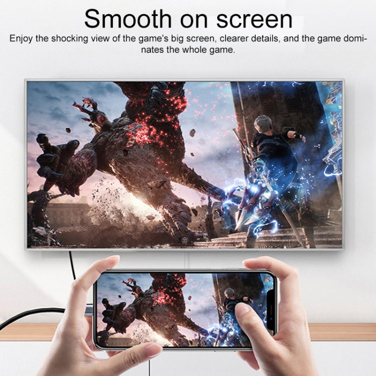 2 in 1 4K 60Hz HDMI Male to USB-C / Type-C Charging + USB-C / Type-C Female Adapter, HDMI