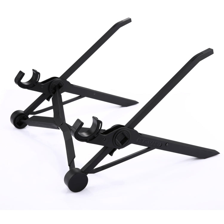 NEXSTAND Portable Adjustable Foldable Desk Holder Stand for Laptop / Notebook, Suitable for: More than 11.6 inch(Black)