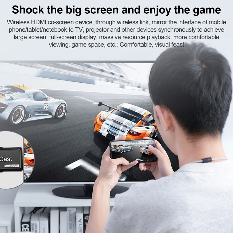 M2 Mini WiFi HDMI Display Receiver – 1080P Wireless Screen Mirroring