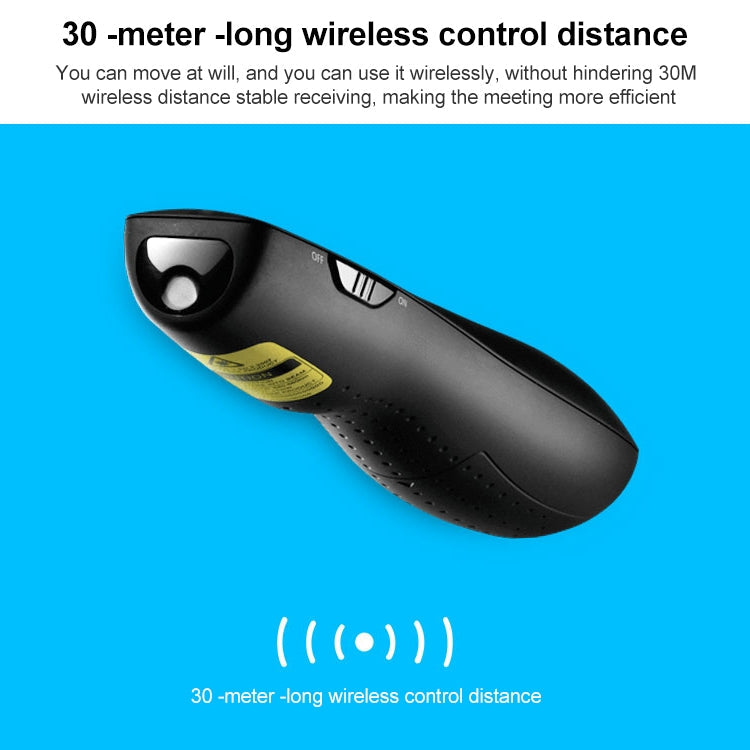 Logitech R800 2.4Ghz USB Wireless Presenter PPT Remote Control Flip Pen, R800