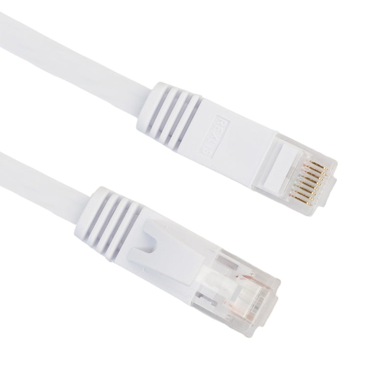 3m CAT6 Ultra-thin Flat Ethernet Network LAN Cable, Patch Lead RJ45 (White)