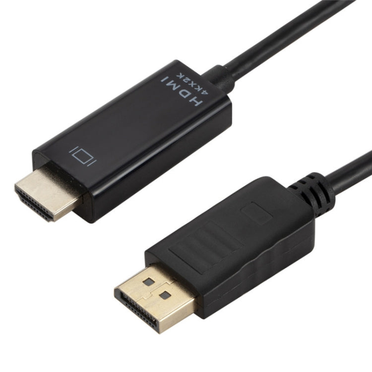 4K x 2K DP to HDMI Converter Cable, Cable Length: 1.8m(Black)