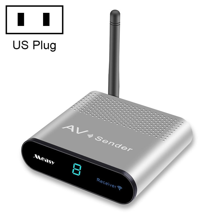 Measy AV220 2.4GHz Wireless Audio / Video Transmitter and Receiver, Transmission Distance: 200m, UK Plug, AV220 Silver