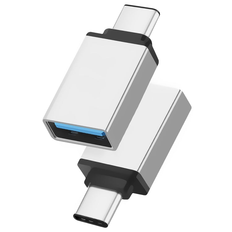 Aluminum Alloy USB-C / Type-C 3.1 Male to USB 3.0 Female Data / Charger Adapter
