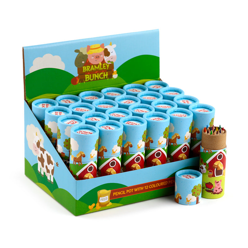 Colouring Pencil Tube - Bramley Bunch Farm