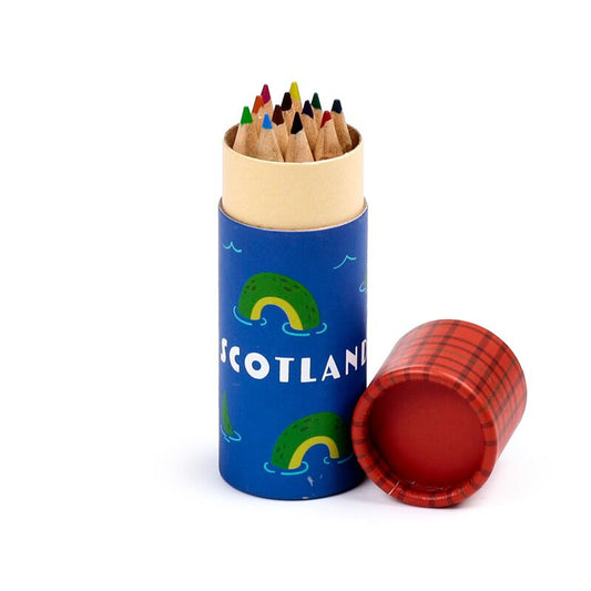 Colouring Pencil Tube - Scotland Souvenir
