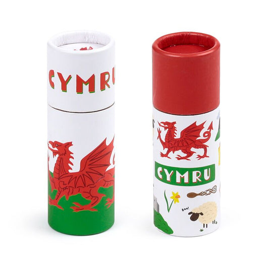 Colouring Pencil Tube - Welsh Dragon