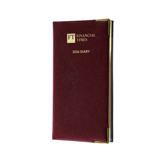 2026 Portrait Pocket Diary - Week to View - Claret