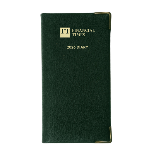 2026 Portrait Pocket Diary - Week to View - Green