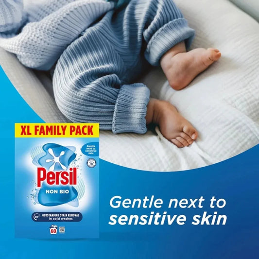 Persil Non Bio Washing Powder 60 Washes 3 Kg