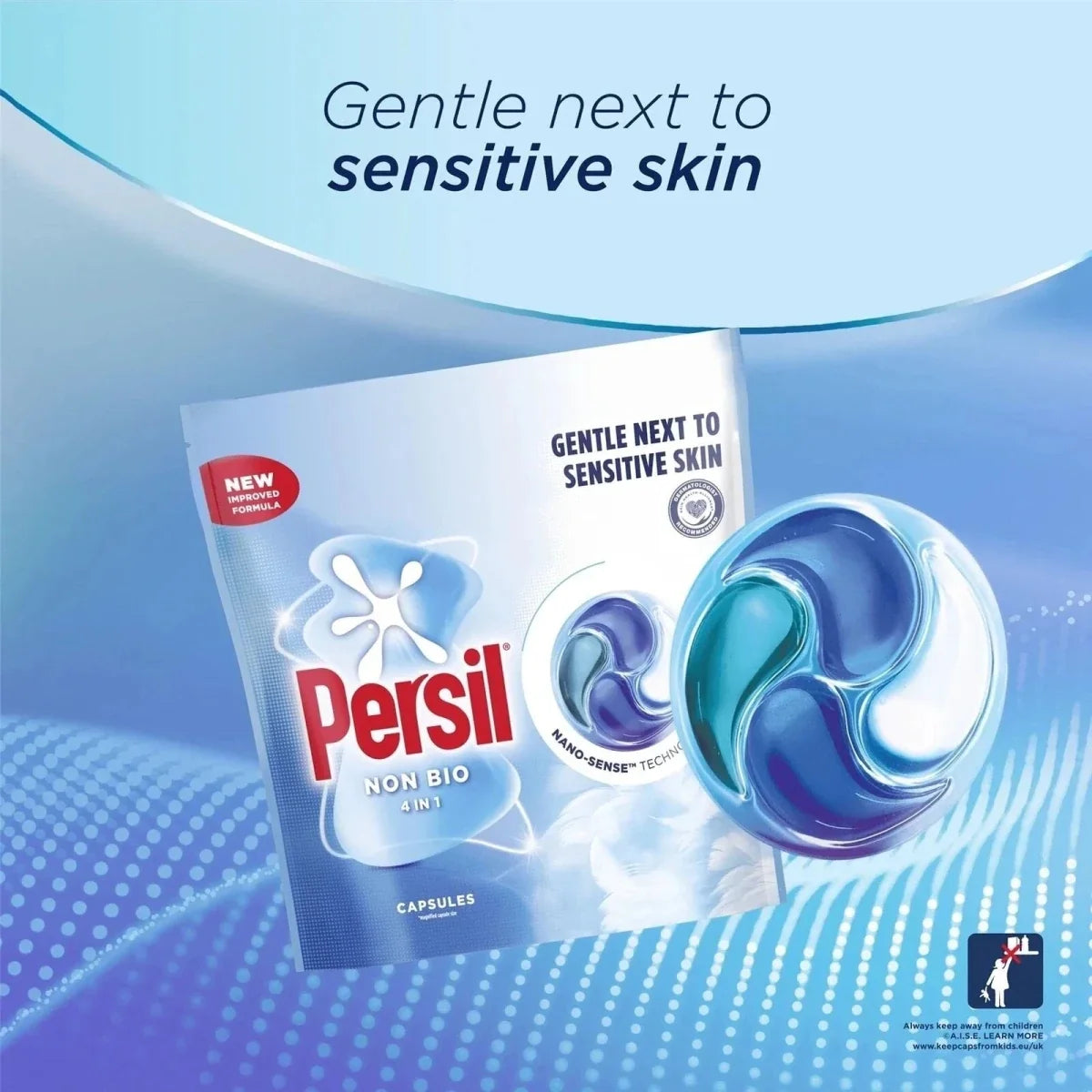 Persil Non Bio 4 in 1 Laundry Capsules 34 Washes