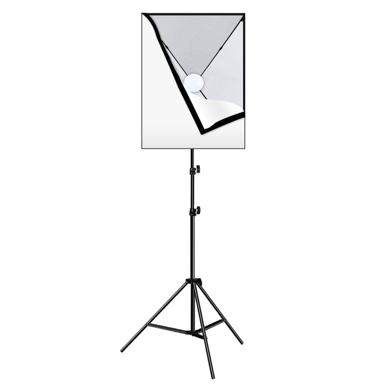 PULUZ Softbox Lighting Kit 2 PCS 50x70cm Professional Photo Studio Photography Light Equipment with 2 x E27 Socket Bulb Photography Lighting Kit(US Plug)