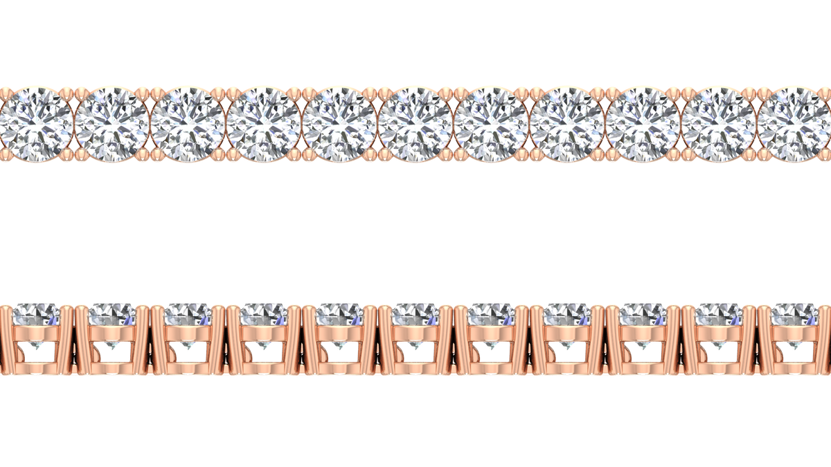 Natural Diamonds Tennis Bracelet - 3.5mm