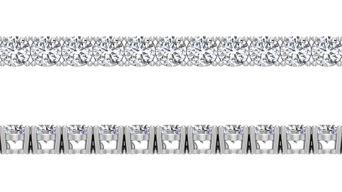 Natural Diamonds Tennis Bracelet - 3.5mm