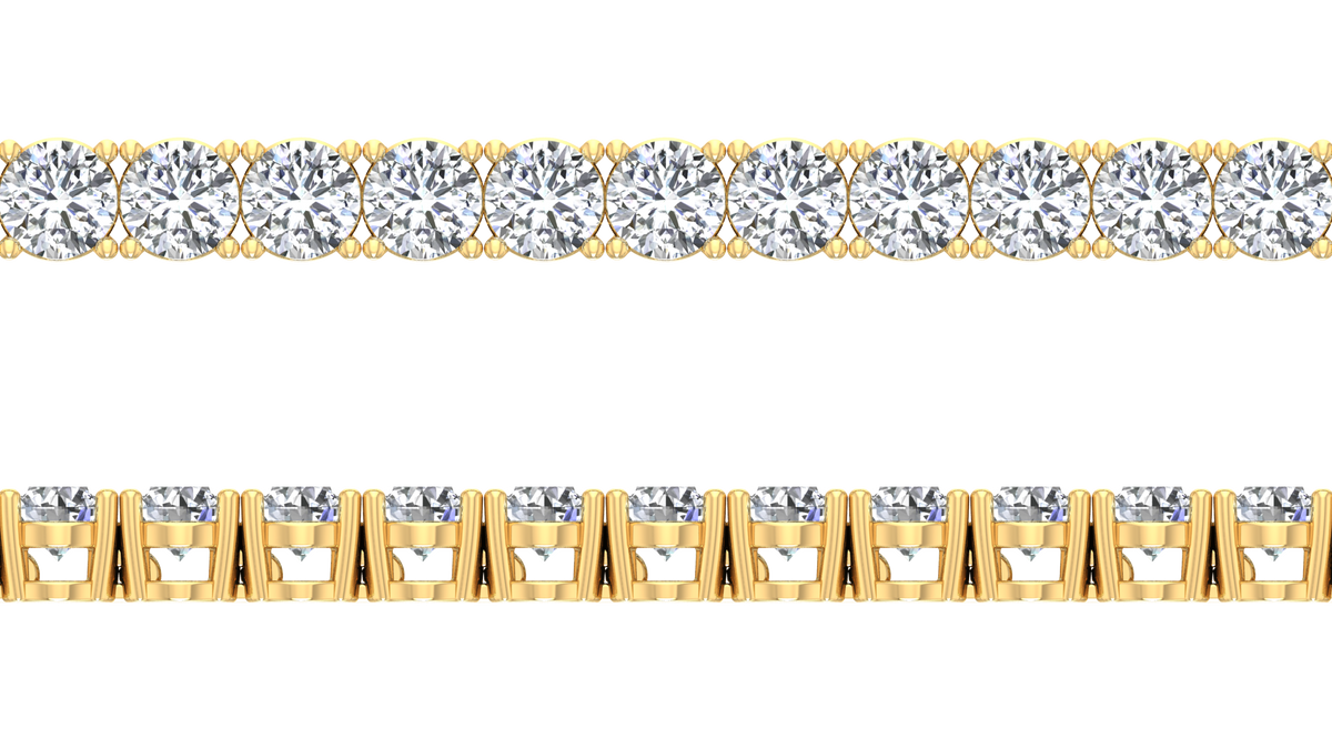 Natural Diamonds Tennis Bracelet - 3.5mm