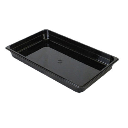 GN 1/1 Polycarbonate Gastronorm 65mm Black