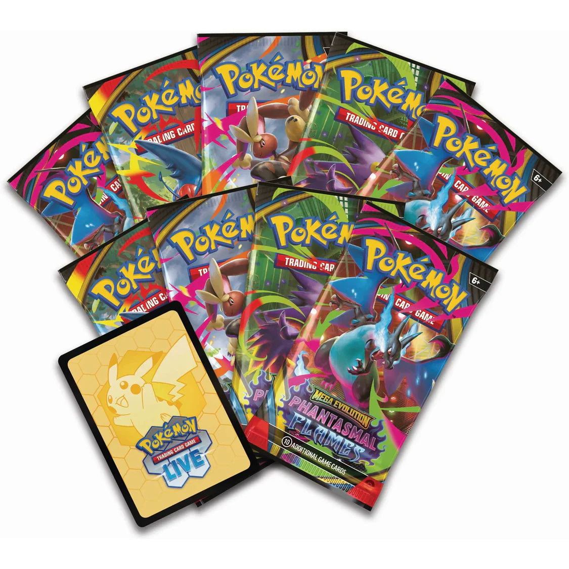 Pokemon TCG: Mega Evolution Phantasmal Flames - Elite Trainer Box