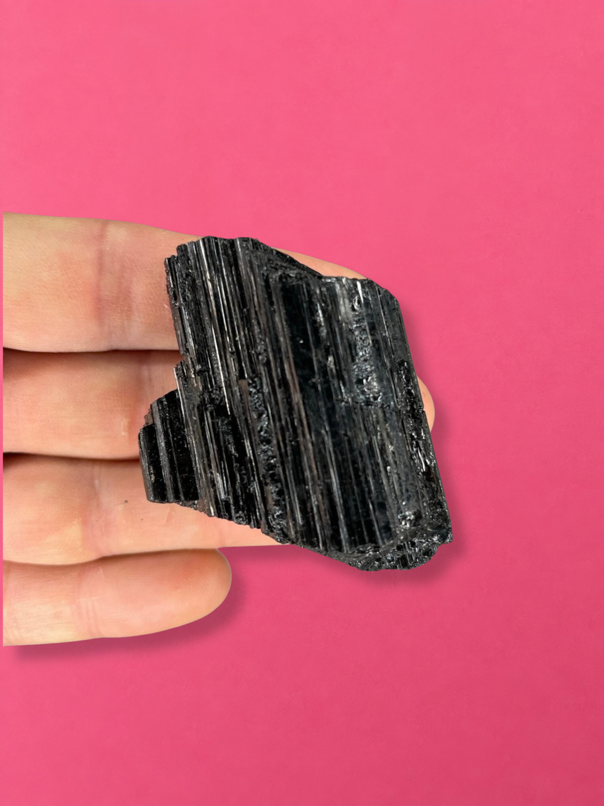 Black tourmaline - Rough-raw chunk