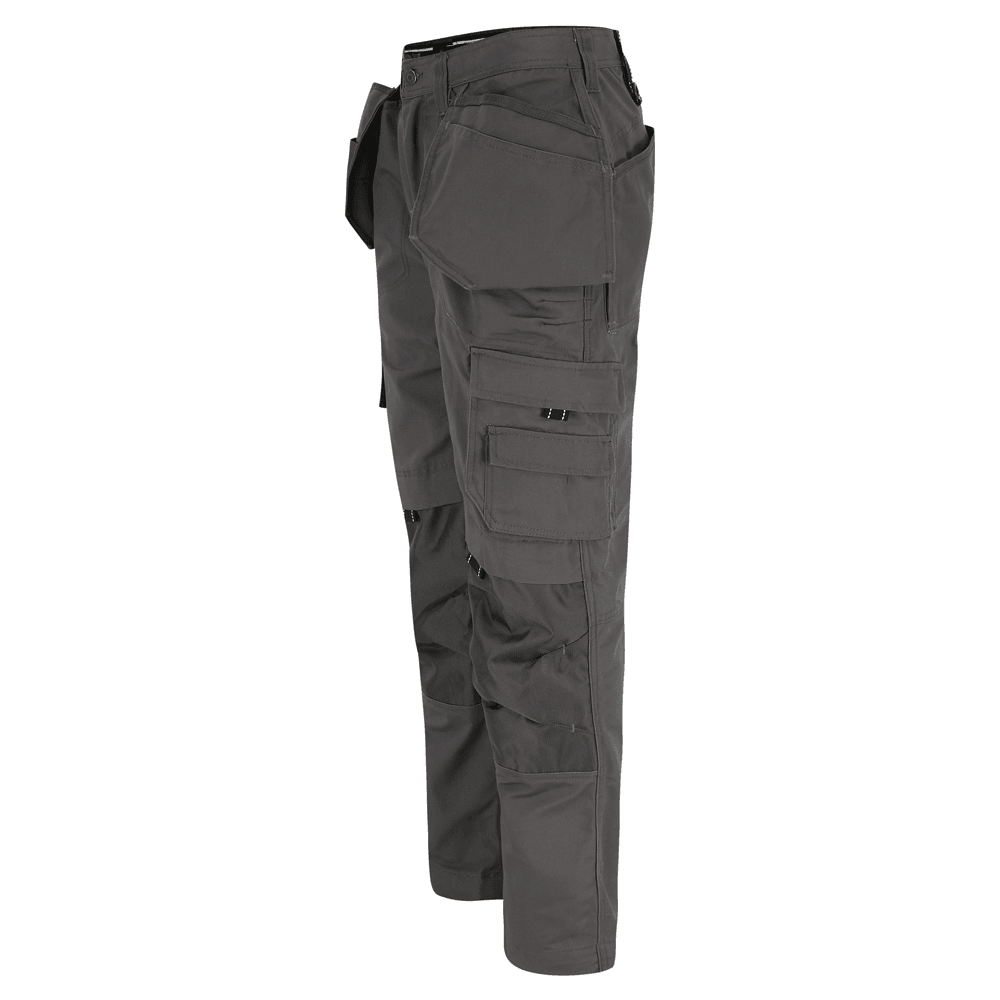 Herock Dagan Short Leg Water-Repellent Holster Pocket Kneepad Trousers Grey 40" Waist, 28" Leg