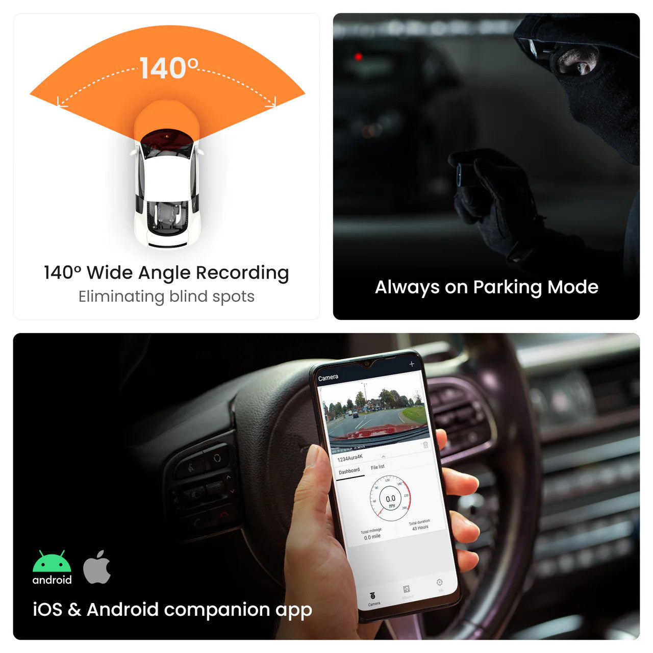 Road Angel Halo Drive 2 1440p Dash Cam
