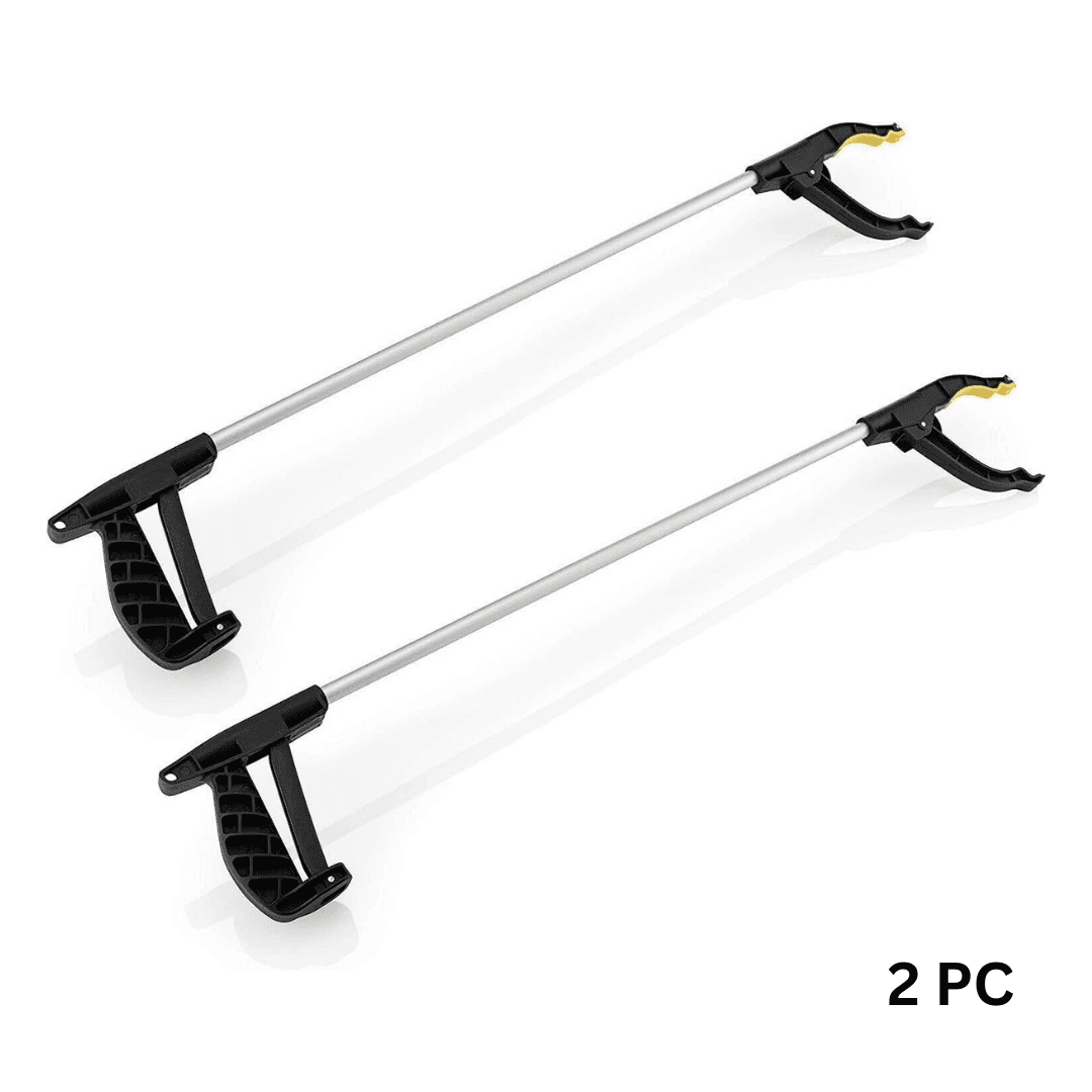 Long Reach Magnetic Tip Litter Pickers 2 Pack
