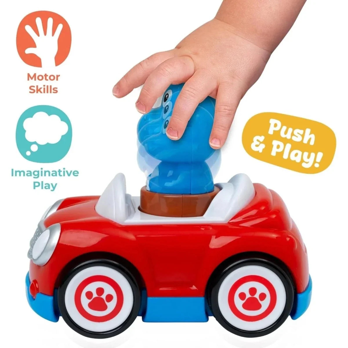 Play Tots Push & Go Racer Car Assorted