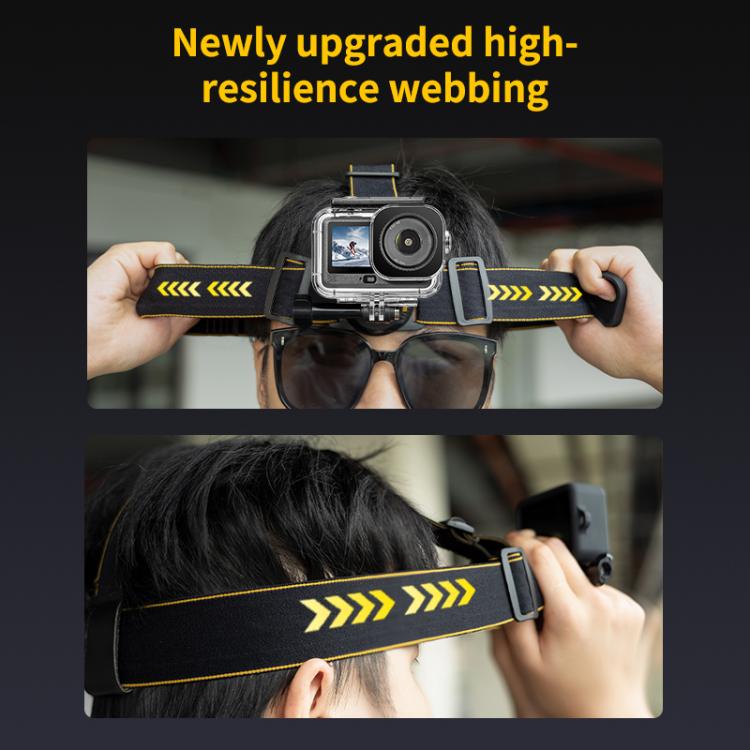 PULUZ Magnetic Quick-release Head Strap Harness Belt (Black)