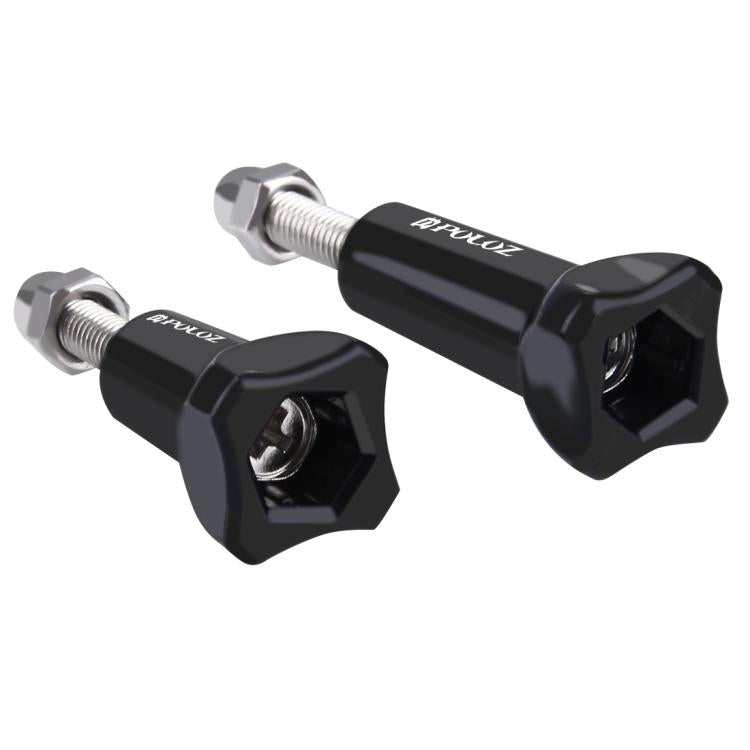 PULUZ Plastic Thumb Knob Standard Long Screw + Short ScrewGoPro, Insta360, DJI and Other Action Cameras(Black)