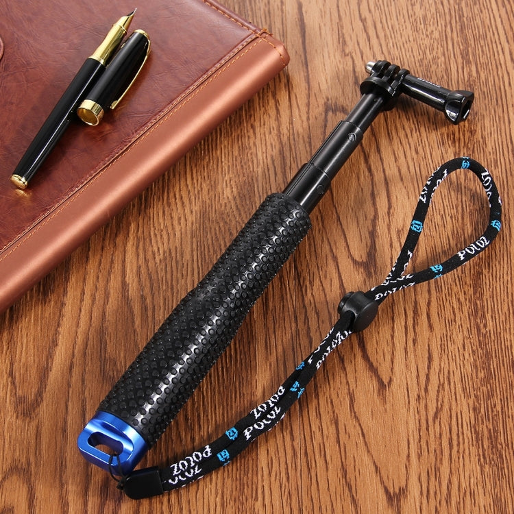 PULUZ Handheld Extendable Pole Monopod for DJI, Insta360, GoPro and Other Action Cameras, Length: 19-49cm